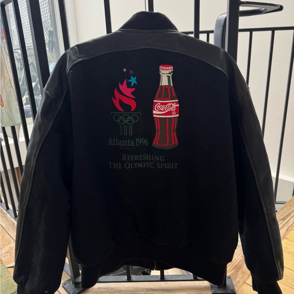 Black Coca Cola Atlanta 1996 Men's Jacket